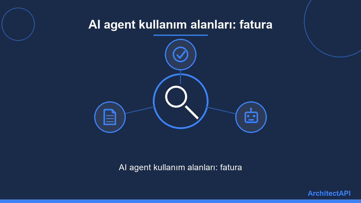 AI agent kullanım alanları: fatura