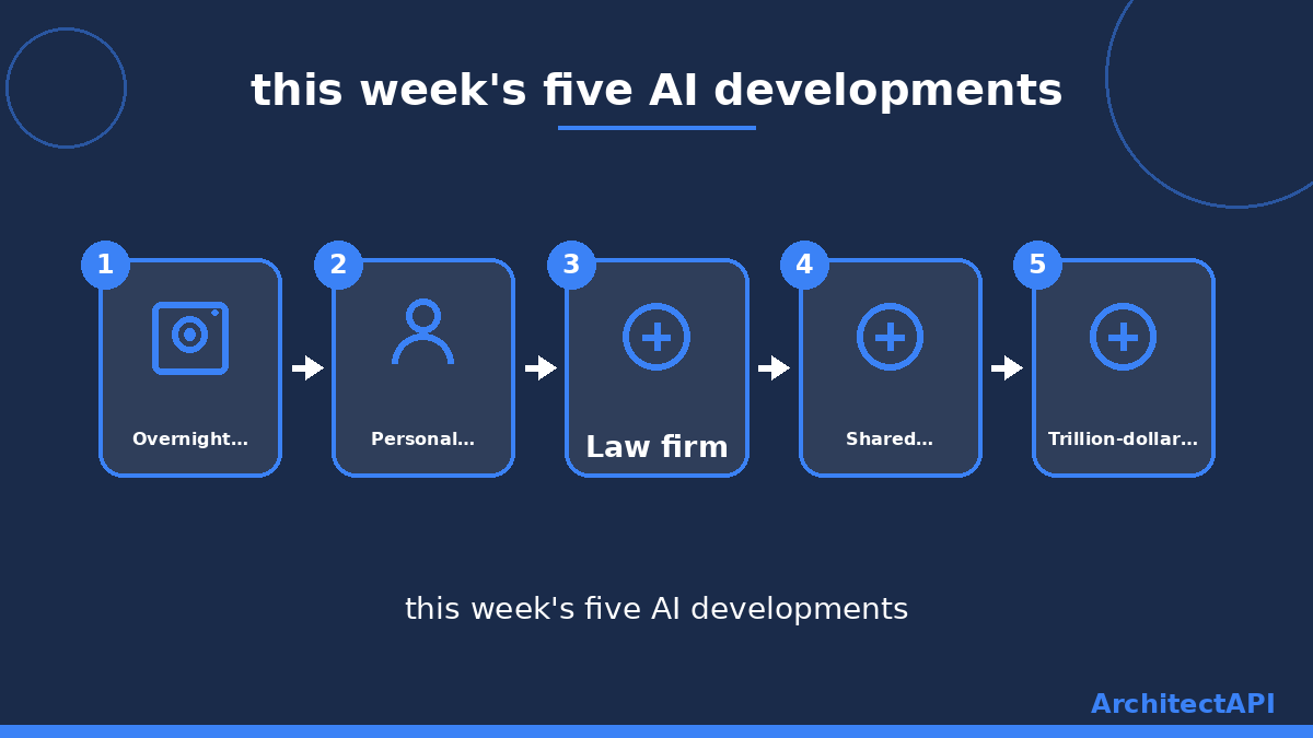 this week's five AI developments