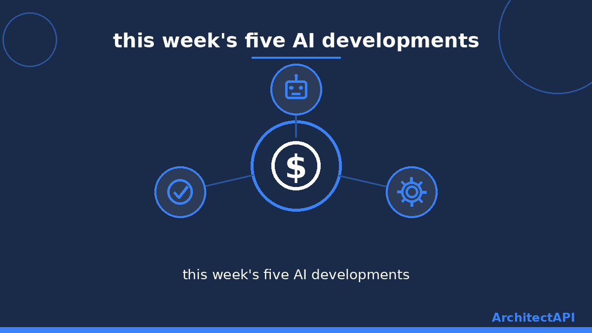 this week's five AI developments