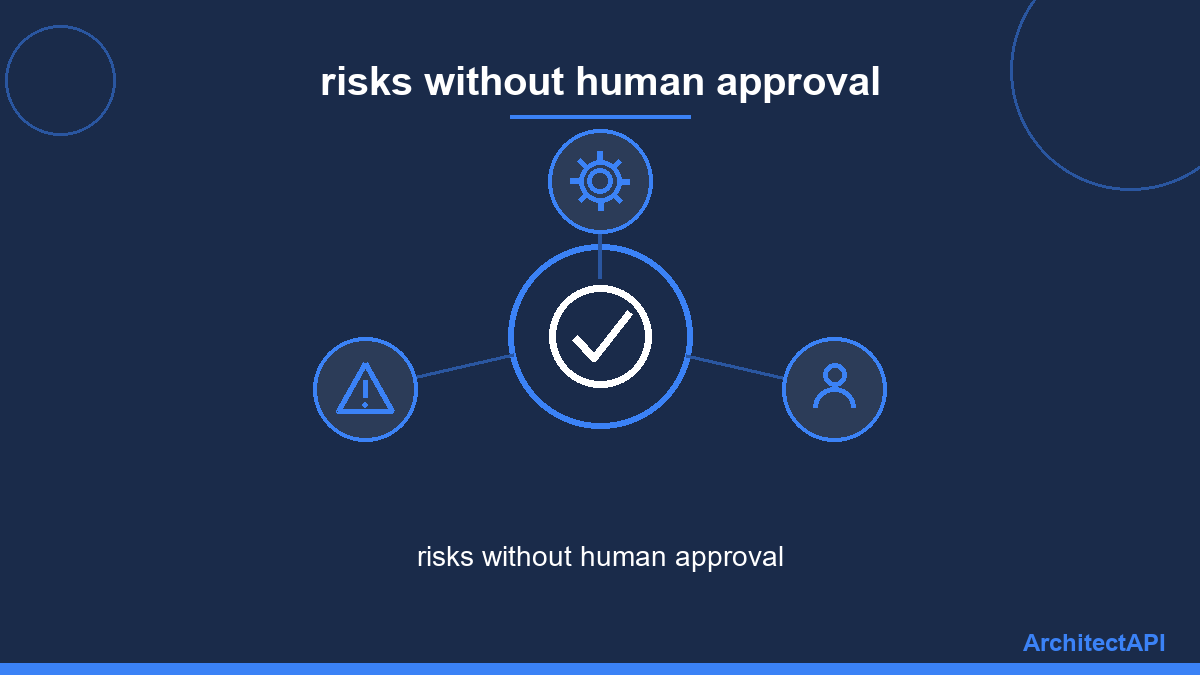 risks without human approval