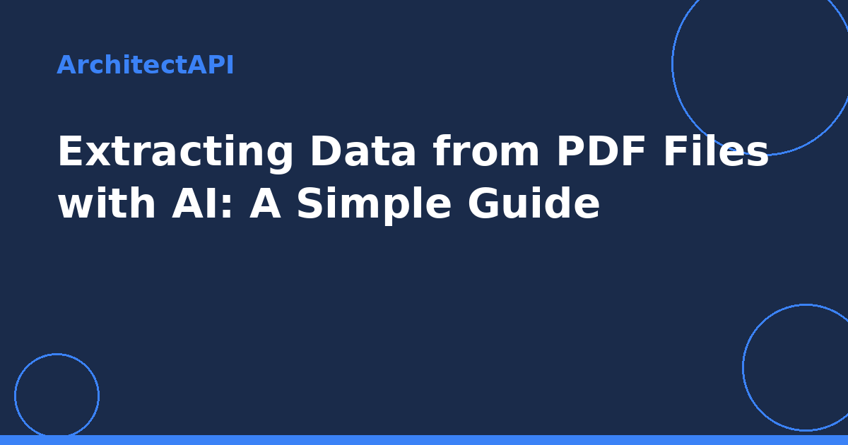 Extracting Data from PDF Files with AI: A Simple Guide
